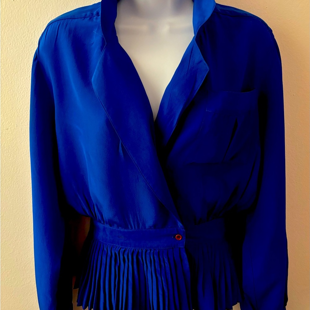 💯 silk vintage blouse